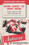 Programme cover of Snetterton Circuit, 18/06/1961