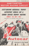 Programme cover of Snetterton Circuit, 15/07/1962