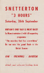 Flyer of Snetterton Circuit, 26/09/1964