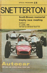 Programme cover of Snetterton Circuit, 27/06/1965