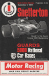 Programme cover of Snetterton Circuit, 01/09/1969