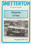 Programme cover of Snetterton Circuit, 13/06/1976
