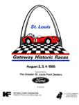 Programme cover of Gateway Motorsports Park, 03/08/1985