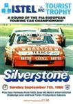 Programme cover of Silverstone Circuit, 07/09/1986