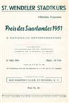 Programme cover of St. Wendel, 06/05/1951