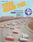 Programme cover of Texas World Speedway, 13/03/1988