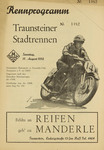 Programme cover of Traunsteiner Stadtrennen, 17/08/1952