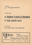 Programme cover of Trier Airport, 10/06/1962