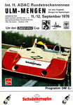 Programme cover of Ulm-Mengen, 12/09/1976