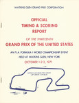 Cover of Watkins Glen International, 03/10/1971