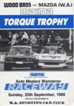 Programme cover of Barbagallo Raceway, 25/09/1988