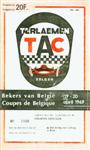 Programme cover of Zolder, 20/04/1969