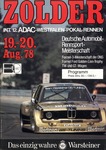 Programme cover of Zolder, 20/08/1978