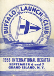 Programme cover of Buffalo, 07/09/1958