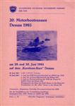 Programme cover of Dessau, 30/06/1985