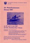 Programme cover of Dessau, 21/06/1987