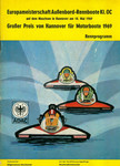 Programme cover of Hannover, 18/05/1969