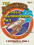 Programme cover of Houston, 03/10/1982