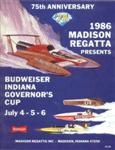 Programme cover of Madison (Indiana), 06/07/1986