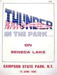 Programme cover of Seneca Lake, 13/06/1982