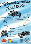 Programme cover of 2000 km durch Deutschland, 1990
