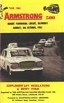Programme cover of Bathurst Mount Panorama, 06/10/1963