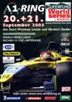 Programme cover of A1-Ring, 21/09/2003