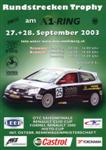 Programme cover of A1-Ring, 28/09/2003