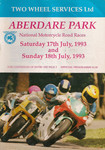 Programme cover of Aberdare Park, 18/07/1993