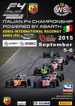 Programme cover of Adria International Raceway, 06/09/2015