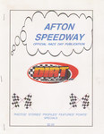Programme cover of Afton Speedway, 25/05/2001
