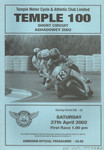 Programme cover of Aghadowey Race Circuit, 27/04/2002