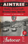 Programme cover of Aintree Circuit, 03/09/1955