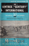 Programme cover of Aintree Circuit, 27/09/1958