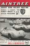 Programme cover of Aintree Circuit, 01/08/1960
