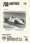 Programme cover of Aintree Circuit, 19/06/1982