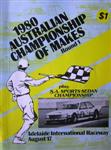 Programme cover of Adelaide International Raceway, 17/08/1980