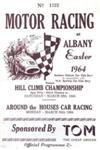Programme cover of Albany Street Circuit (AUS), 30/03/1964