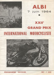 Programme cover of Albi, 07/06/1964