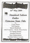 Programme cover of Alexandra Speedway (AUS), 16/05/2009