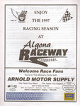 Programme cover of Algona Raceway, 1997