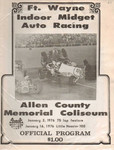 Programme cover of Allen County Memorial Coliseum, 1976