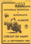 Programme cover of Almere, 21/09/1986