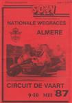 Programme cover of Almere, 10/05/1987