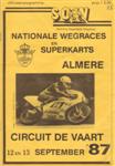 Programme cover of Almere, 13/09/1987