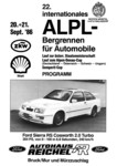 Programme cover of Alpl Hill Climb, 21/09/1986