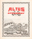 Programme cover of Altus Speedway, 1978