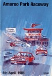 Programme cover of Amaroo Park Raceway, 08/04/1984