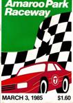 Programme cover of Amaroo Park Raceway, 03/03/1985