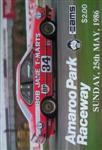 Programme cover of Amaroo Park Raceway, 25/05/1986